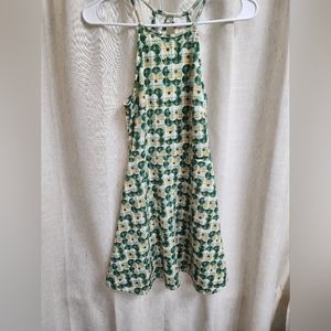 Altar'd State Green Floral Dress Size Small
